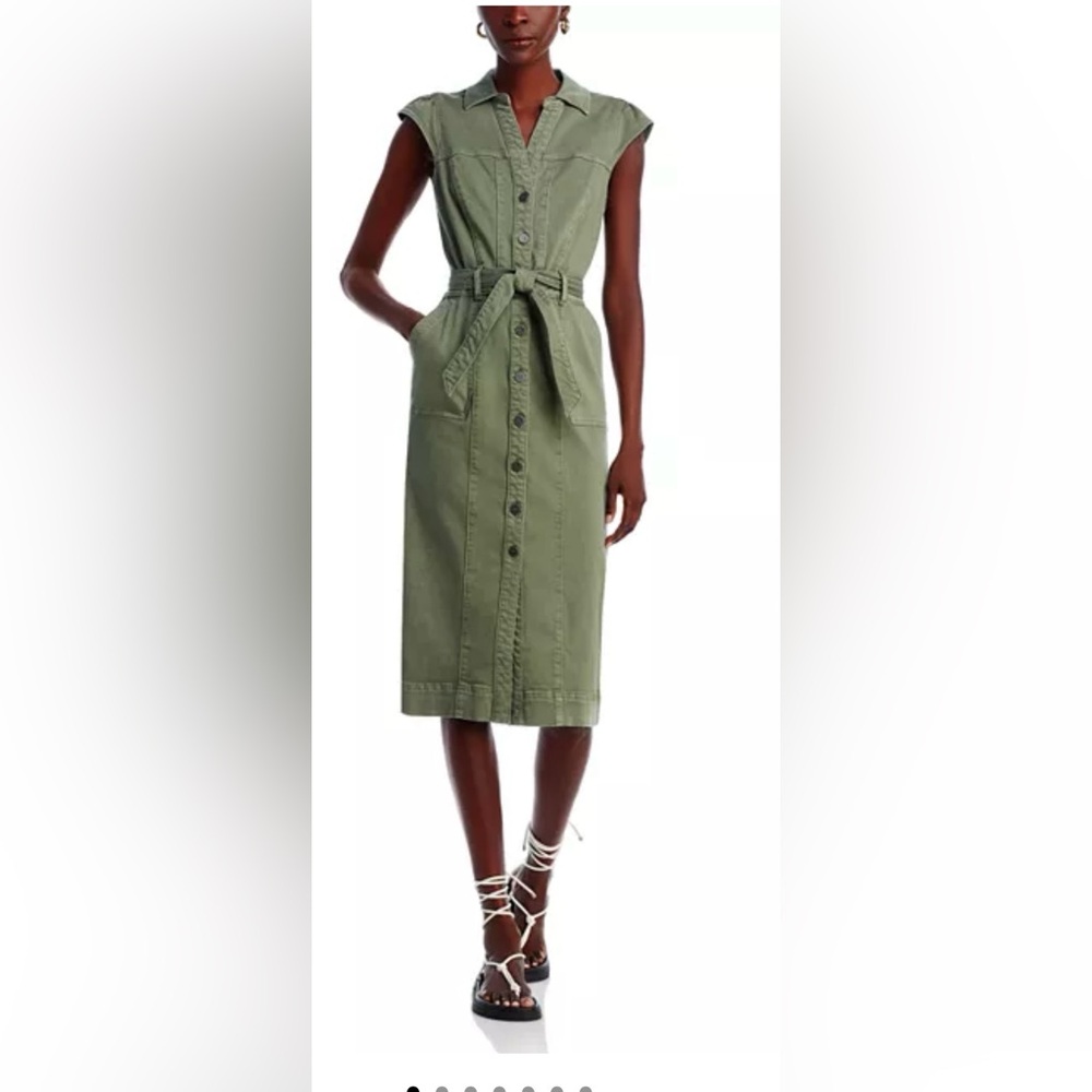 PAIGE Jaxsyn Cotton Midi Dress